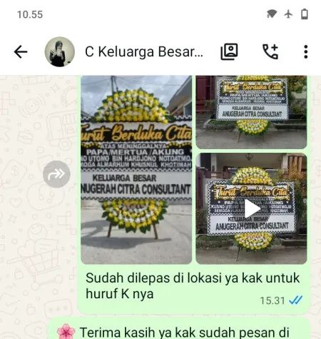 Pengiriman Papan Bunga Duka Gedung Serbaguna Jakarta