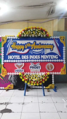 Papan Bunga di Gedung Serbaguna Jakarta